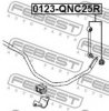 FEBEST 0123-QNC25R Rod/Strut, stabiliser